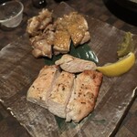 和創作 空 - 日向地鶏の炭火焼合盛り