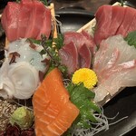 和創作 空 西新宿 - 刺身盛り合わせ