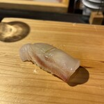 鮨ざこや - タイの昆布締め