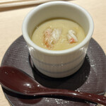 すし尽誠 - 蟹味噌茶碗蒸し