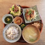 オグカフェ - 豚ロースとキャベツのこってりソテー（1,400円）