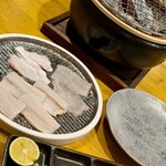 炉ノ鳥 - 七輪焼き（河豚身、生蛸、長物）