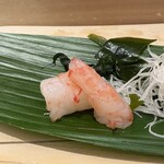 鮨いしかわ - 牡丹海老おつまみ