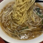 明蝦 - 細縮れ麺
