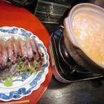 新和食 きくい - 2010/3/12 蛍烏賊のしゃぶしゃぶ