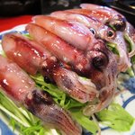 新和食 きくい - 2010/3/12 蛍烏賊のしゃぶしゃぶ