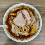 青島食堂 - 青島チャーシュー＋チャーシュー増し５０＋自家製メンマ増し５０