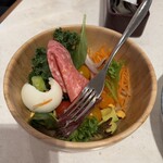 ent eat - 適当にとってきたサラダバー