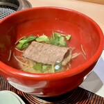 日本焼肉はせ川 - 〈松坂牛サーロイン沢煮仕立て〉