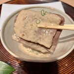 日本焼肉はせ川 - 〈雪降り和牛もも肉網焼きしゃぶ〉