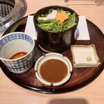 日本焼肉はせ川 - 〈早採り野菜のはせ川サラダ〉