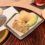 日本焼肉はせ川 - 海老真丈奉書巻き