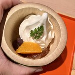 日本焼肉はせ川 - 〈ソフトクリームとわらび餅〉