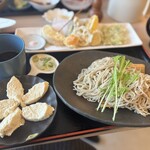 砂場 - 生ゆばと野菜天せいろ
