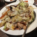 上海華龍 - 【2026.2.11(水)】ラーメンセットの回鍋肉丼