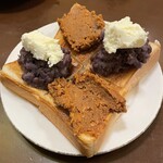 BUCYO COFFEE - 小倉＆きなこパタートースト(食パントースト)