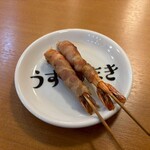 炭火野菜巻き串と餃子 うずまき - 