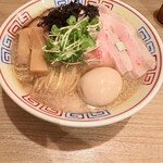 人力俥 - 背脂煮干し＋味玉ちゃあしゅう