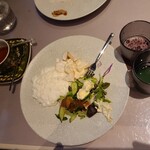 GRAND PYRAMID - 第3陣。左のライスプティングは、是非ご賞味を。これだけ3杯ぐらい食べたい美味しさです