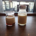 ワーク アンド カフェ SHUGO - プリン　ミックスジュース