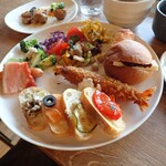 ワーク アンド カフェ SHUGO - 海老フライ