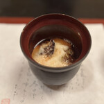 庭園の宿 石亭 - 〆肴　雪見蕎麦