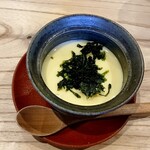 鮨中村 - 茶碗蒸し　海苔(河内町塩屋)