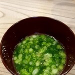 鮨中村 - 味噌汁