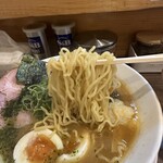 麺屋 誠 - 【鶏そば‘味噌＝中細縮れ麺】
