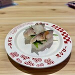 スシロー - 天然シメサバ　梅おろし乗せ◎