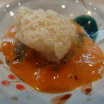 寿司栄 - 新港のガス海老・鮑・赤醤油に海栗