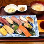 柏鮨　 - 料理写真:限定10食ランチの握り