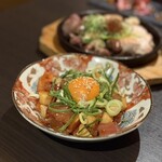 居酒屋 権兵衛 - 海鮮ごちゃまぜユッケ、おいしかった！