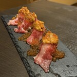 居酒屋 権兵衛 - ちゃんと美味しい肉寿司ｷﾀ━(ﾟ∀ﾟ)━!