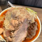 らーめん菊 - (R8.2限定)辛ぽんずらーめん1450円　ニンニク少し　 野菜　あぶら