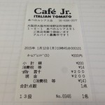 ITALIAN TOMATO Cafe Jr. - H.27.1.12.昼 レシート