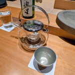 鮨 こしかわ - 日本酒 伯楽星 純米吟醸