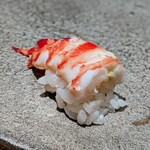 鮨 こしかわ - 車海老 (尾)、塩