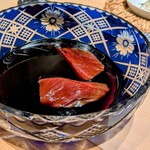 鮨 こしかわ - マグロ赤身、漬け (大間)
