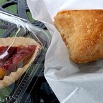 millefraise farm - 料理写真:古都華パイ（右）