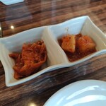 SATOブリアン - 前菜３種(キムチ)