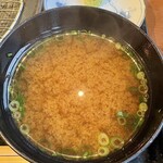 ふじ屋 - みそ汁