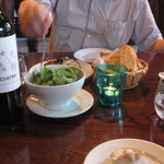 CONSTANCIA - 料理写真:野菜類と赤ワイン