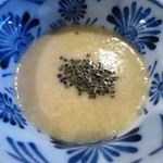 鶴の湯温泉 - 朝食　とろろ芋