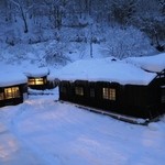 鶴の湯温泉 - 夕方　部屋からの眺め