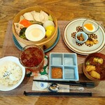 カフェウチダ - せいろ蒸しごはんモーニング