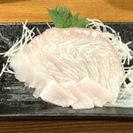 居酒屋 たかまさ - ひらめの刺身