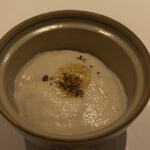 鮓 きずな - タラの白子をつかったぬく寿司　海苔入り