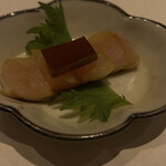 鮓 きずな - 宮城県たちうお　たたきにしてポン酢のせ　ほのかに香ばしい