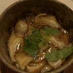 鮓 きずな - 徳島の椎茸と山椒の茶碗蒸し